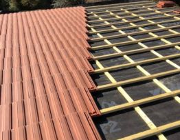 Rénovation toiture tuiles couvreur deloriere Le Bignon 44140