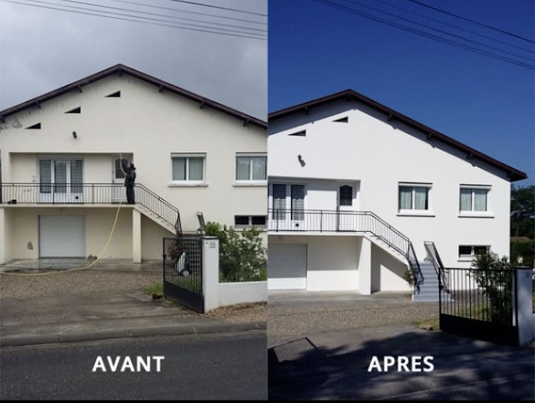 Nantes 44300 Nettoyage ravalement de façades couvreur Deloriere